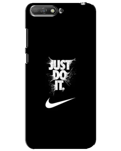 Чехол для Huawei Y6 2018 с картинкой «Текстовый принт Nike» Чехол для Huawei Y6 2018 с картинкой «Текстовый принт Nike»