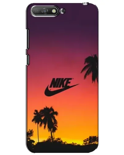Чехол для Huawei Y6 2018 с картинкой «Nike на закате солнца» Чехол для Huawei Y6 2018 с картинкой «Nike на закате солнца»