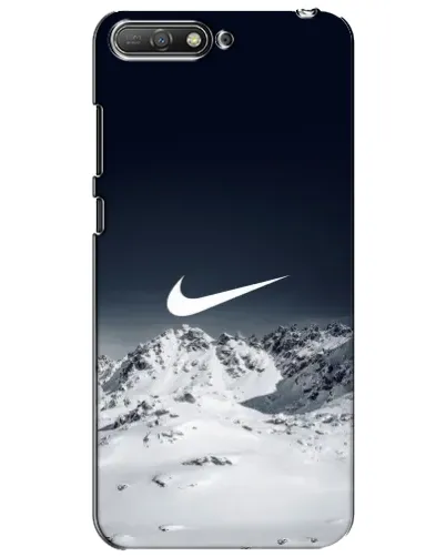 Чехол для Huawei Y6 2018 с картинкой «Nike — зимние горы» Чехол для Huawei Y6 2018 с картинкой «Nike — зимние горы»