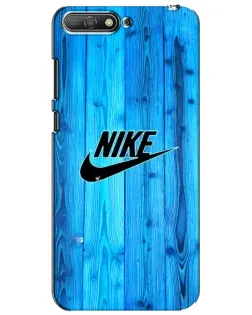 Чехол для Huawei Y6 2018 с картинкой «Голубое дерево Nike»