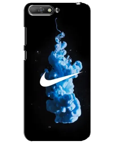 Чехол для Huawei Y6 2018 с картинкой «Nike и синий дым» Чехол для Huawei Y6 2018 с картинкой «Nike и синий дым»