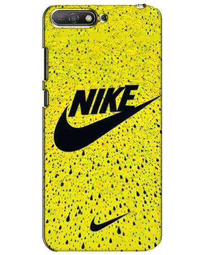 Чехол для Huawei Y6 2018 с картинкой «Желтый текстурный Nike» Чехол для Huawei Y6 2018 с картинкой «Желтый текстурный Nike»