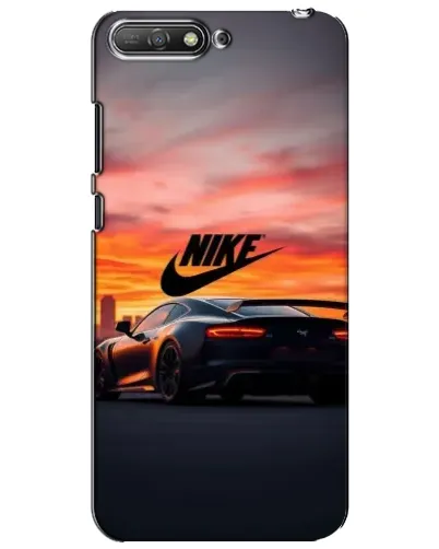 Чехол для Huawei Y6 2018 с картинкой «Nike и суперкар» Чехол для Huawei Y6 2018 с картинкой «Nike и суперкар»