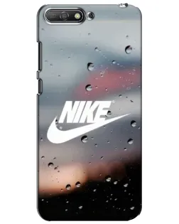 Чехол для Huawei Y6 2018 с картинкой «Nike в стиле ретро»