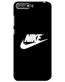 Чехол для Huawei Y6 2018 с картинкой «Мазки краски Nike»