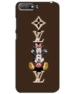 Чехол для Huawei Y6 2018 с картинкой «LV и Микки Маус»