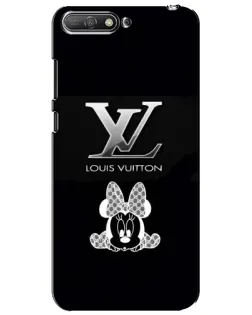 Чехол для Huawei Y6 2018 с картинкой «LV и Минни Маус»