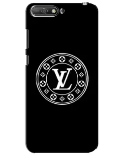 Чехол для Huawei Y6 2018 с картинкой «LV — печать стиля»