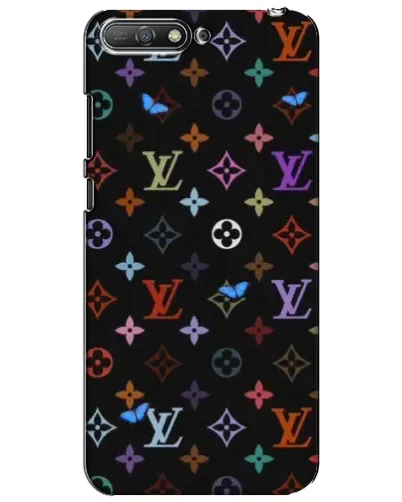 Чехол для Huawei Y6 2018 с картинкой «Цветная монограмма LV» Чехол для Huawei Y6 2018 с картинкой «Цветная монограмма LV»