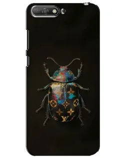 Чехол для Huawei Y6 2018 с картинкой «LV — мраморный принт»