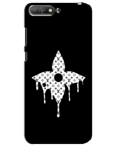 Чехол для Huawei Y6 2018 с картинкой «Цветочная монограмма» Чехол для Huawei Y6 2018 с картинкой «Цветочная монограмма»