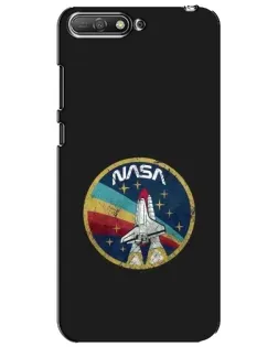 Чехол для Huawei Y6 2018 с картинкой «NASA — эмблема миссии» Чехол для Huawei Y6 2018 с картинкой «NASA — эмблема миссии»