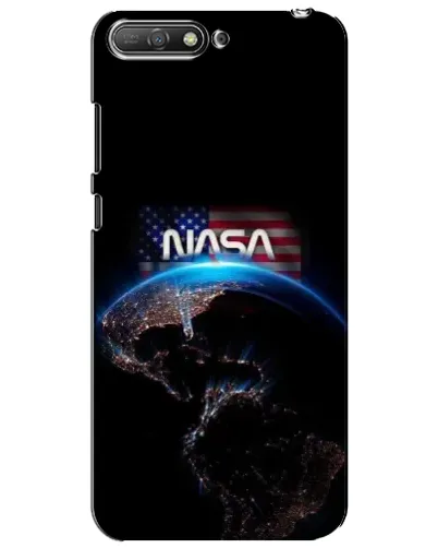 Чехол для Huawei Y6 2018 с картинкой «Земля из космоса NASA»