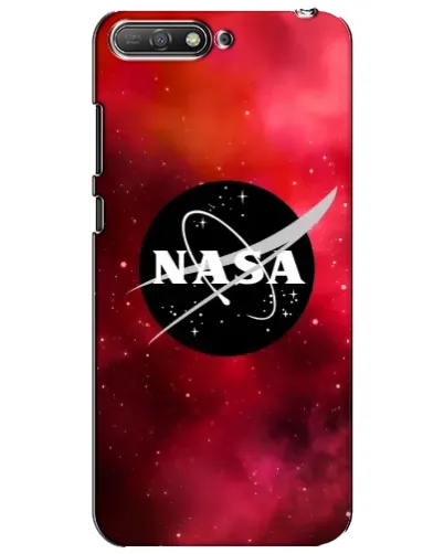 Чехол для Huawei Y6 2018 с картинкой «NASA — красная туманность»