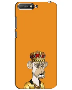 Чехол для Huawei Y6 2018 с картинкой «Золотая обезьяна Bored Ape»