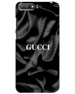 Чехол для Huawei Y6 2018 с картинкой «Gucci — шелковые волны»