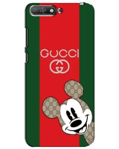 Чехол для Huawei Y6 2018 с картинкой «Gucci — полосы и Микки» Чехол для Huawei Y6 2018 с картинкой «Gucci — полосы и Микки»