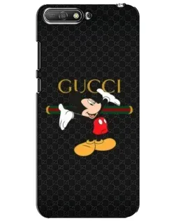 Чехол для Huawei Y6 2018 с картинкой «Микки Маус Gucci»