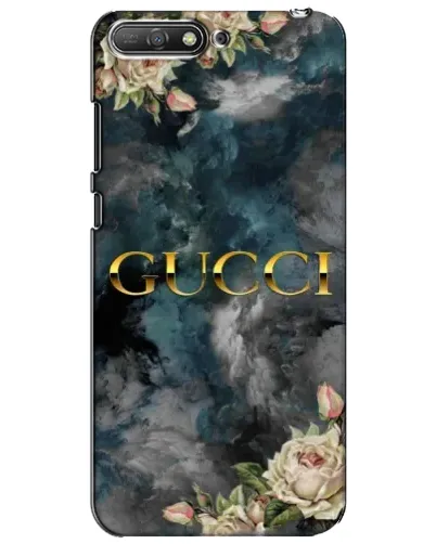 Чехол для Huawei Y6 2018 с картинкой «Абстрактные цветы Gucci» Чехол для Huawei Y6 2018 с картинкой «Абстрактные цветы Gucci»