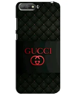 Чехол для Huawei Y6 2018 с картинкой «Gucci — стеганый черный»