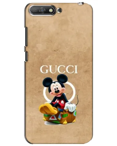 Чехол для Huawei Y6 2018 с картинкой «Микки Маус Gucci — крафт» Чехол для Huawei Y6 2018 с картинкой «Микки Маус Gucci — крафт»