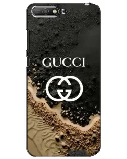 Чехол для Huawei Y6 2018 с картинкой «Gucci — песчаные дюны»
