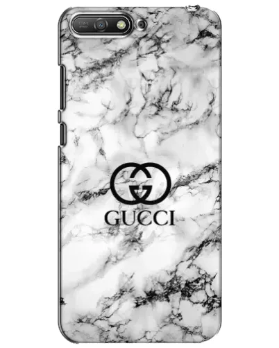Чехол для Huawei Y6 2018 с картинкой «Gucci — мраморный шик» Чехол для Huawei Y6 2018 с картинкой «Gucci — мраморный шик»
