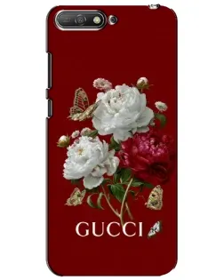 Чехол для Huawei Y6 2018 с картинкой «Gucci —  сад»
