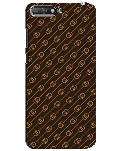 Чехол для Huawei Y6 2018 с картинкой «Gucci — золотые диагонали» Чехол для Huawei Y6 2018 с картинкой «Gucci — золотые диагонали»