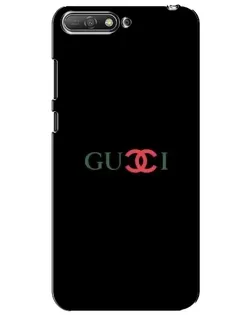 Чехол для Huawei Y6 2018 с картинкой «Gucci — красный градиент»