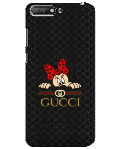 Чехол для Huawei Y6 2018 с картинкой «Минни Маус Gucci — черный» Чехол для Huawei Y6 2018 с картинкой «Минни Маус Gucci — черный»
