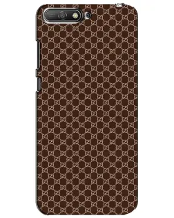 Чехол для Huawei Y6 2018 с картинкой «Gucci — шоколадная сетка»