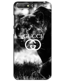Чехол для Huawei Y6 2018 с картинкой «Gucci — дикая природа»