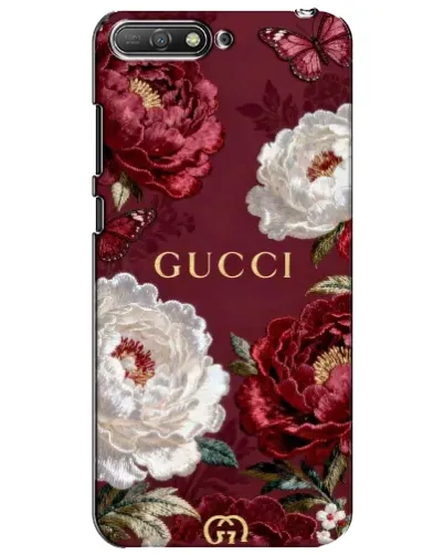 Чохол для Huawei Y6 2018 з картинкою «Gucci — бордові троянди» Чохол для Huawei Y6 2018 з картинкою «Gucci — бордові троянди»