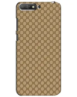 Чехол для Huawei Y6 2018 с картинкой «Gucci — классический беж»
