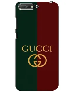 Чехол для Huawei Y6 2018 с картинкой «Gucci — темно-зеленый градиент»