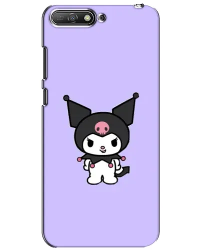 Чехол для Huawei Y6 2018 с картинкой «Kuromi — нежный фиолетовый»