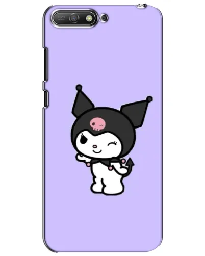 Чехол для Huawei Y6 2018 с картинкой «Классическая Kuromi»