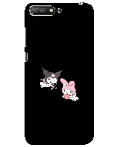Чехол для Huawei Y6 2018 с картинкой «My Melody и Kuromi»