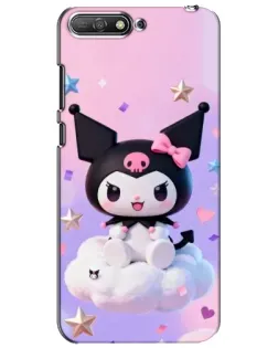 Чехол для Huawei Y6 2018 с картинкой «Куроми на облаке»