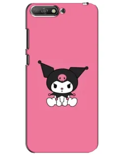 Чехол для Huawei Y6 2018 с картинкой «Хмурая Kuromi»