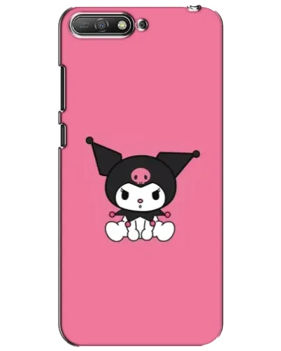 Чехол для Huawei Y6 2018 с картинкой «Хмурая Kuromi»