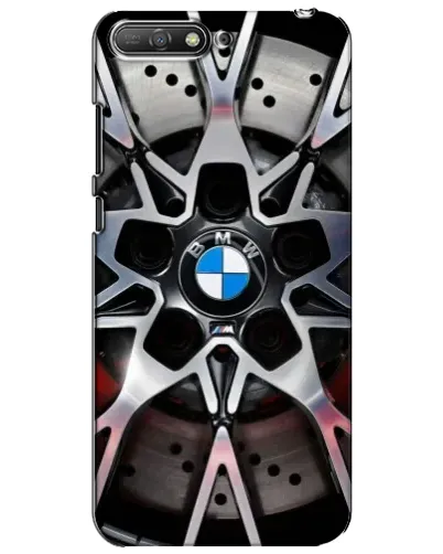 Чехол для Huawei Y6 2018 с картинкой «BMW — деталь диска»
