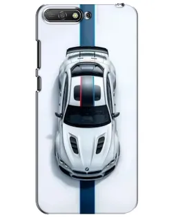 Чехол для Huawei Y6 2018 с картинкой «Вид сверху — BMW M»