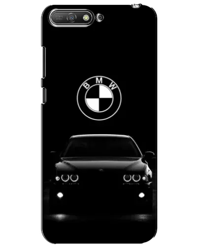 Чехол для Huawei Y6 2018 с картинкой «BMW — взгляд из темноты»