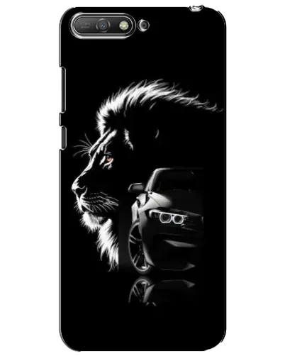 Чехол для Huawei Y6 2018 с картинкой «BMW и лев»