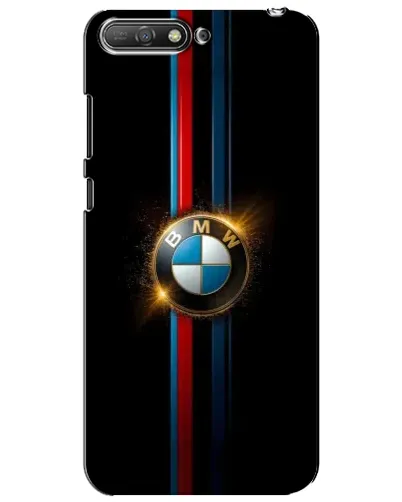 Чехол для Huawei Y6 2018 с картинкой «BMW M-Power неон»