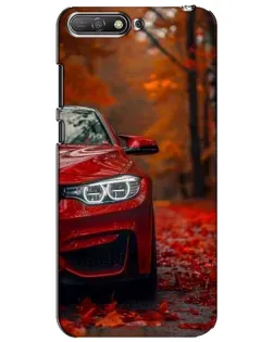 Чехол для Huawei Y6 2018 с картинкой «Осенняя BMW M4»