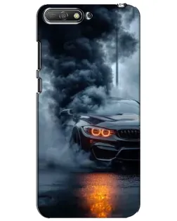 Чехол для Huawei Y6 2018 с картинкой «BMW M-Power — абстракция»