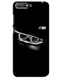 Чехол для Huawei Y6 2018 с картинкой «BMW — взгляд тигра»